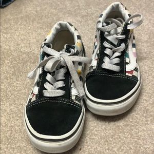 Vans checkered shoes